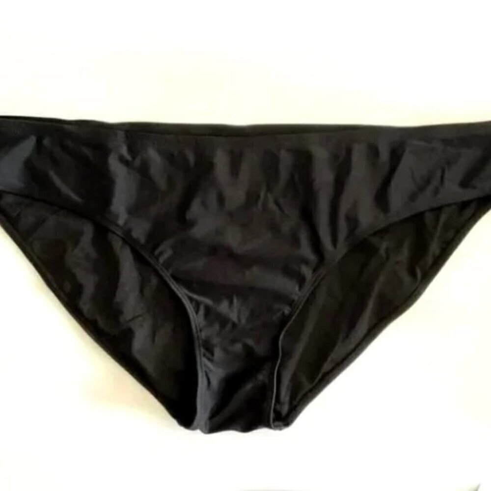 New Black Plus Size Swimsuit Bottoms (Fits Like 1X/2X)
